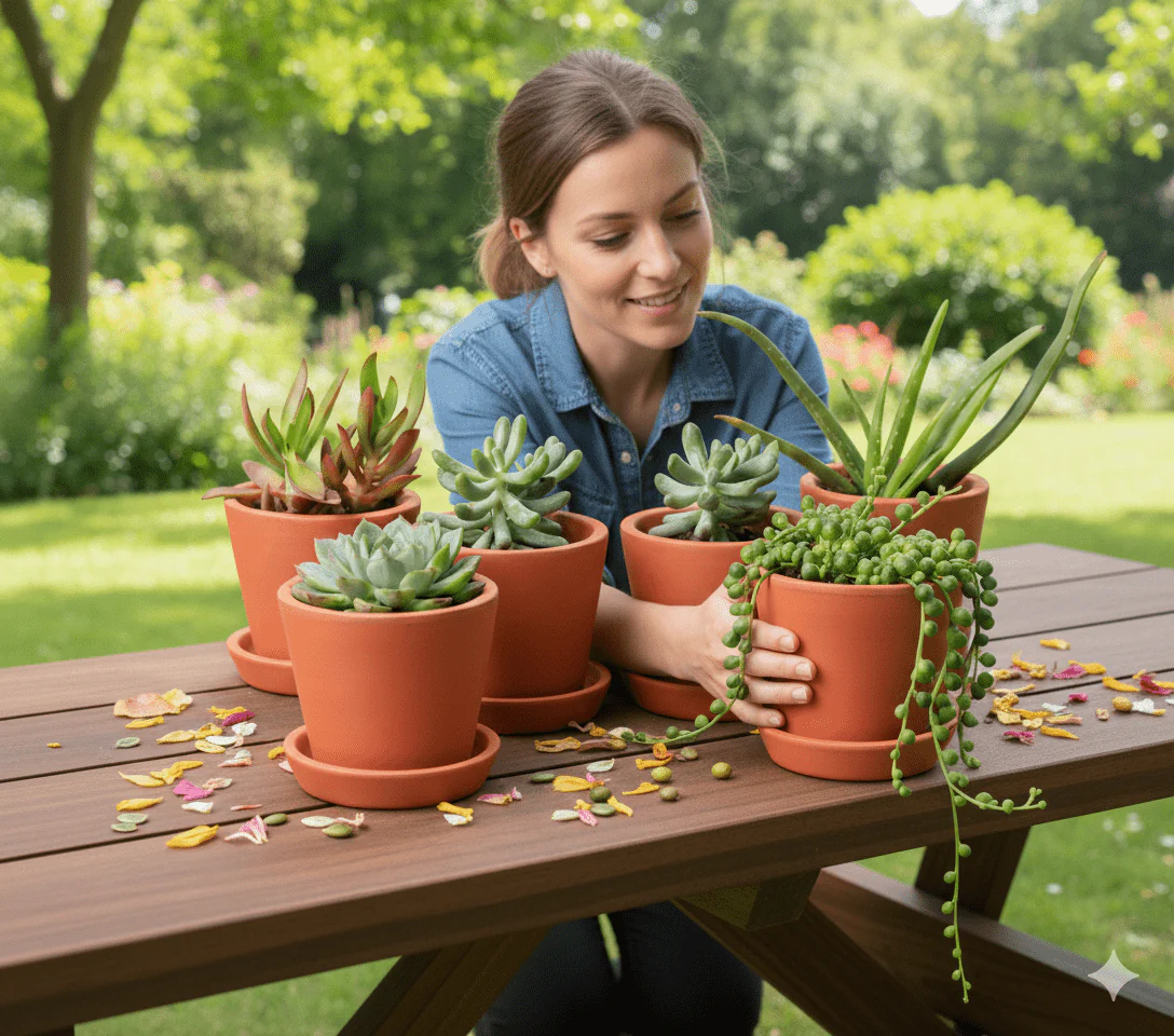Cone Planter Small – 4 Inch | Indoor & Outdoor Plant Pot | Decorative - Image 3