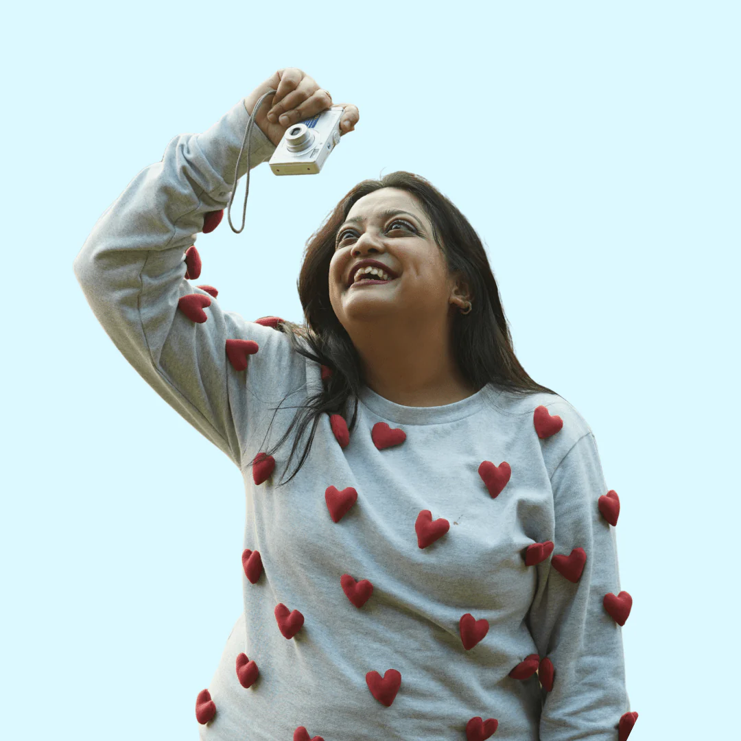 All Hearts Grey Sweatshirt | Cozy Unisex Cotton Fleece Sweatshirt - Image 4