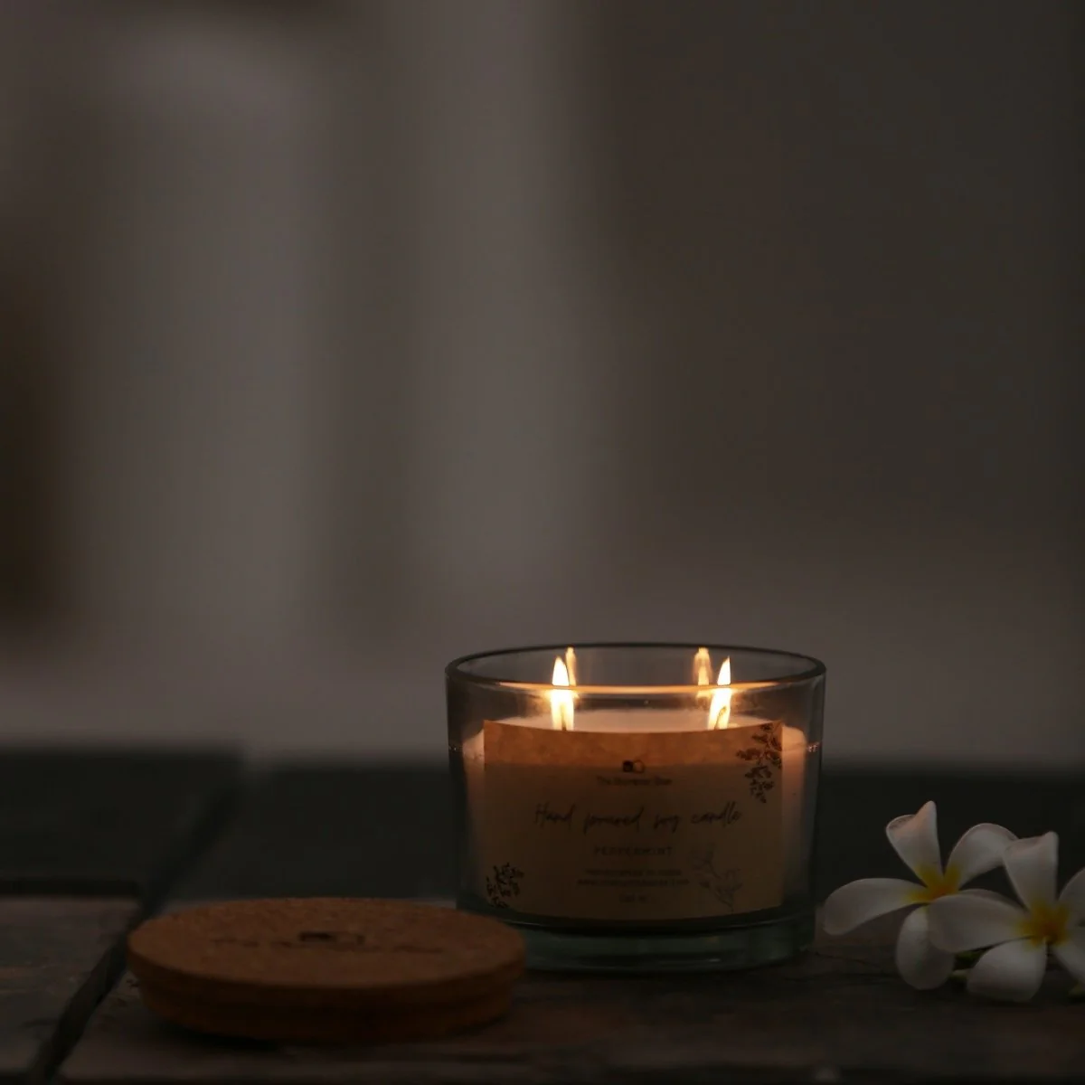 Cork Lid Soy Candle | Jar Candle | Natural & Paraffin Free - Image 3