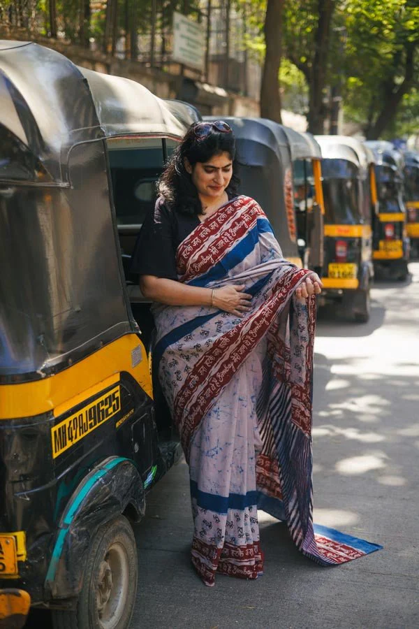 Cotton Indigo plain Bombay Meri Jaan - Image 4