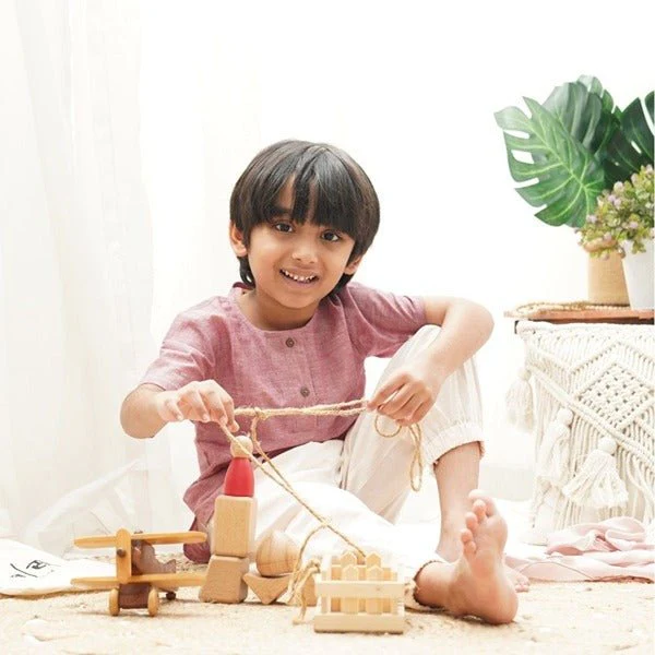 Cotton Kurta Shirt- Boys - Image 6