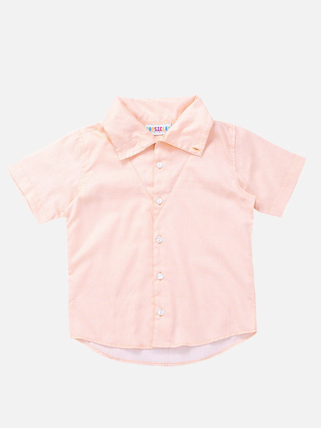 Boys Cowl Neck Shirt Regular Fit – Comfortable Casual Cotton Shirt