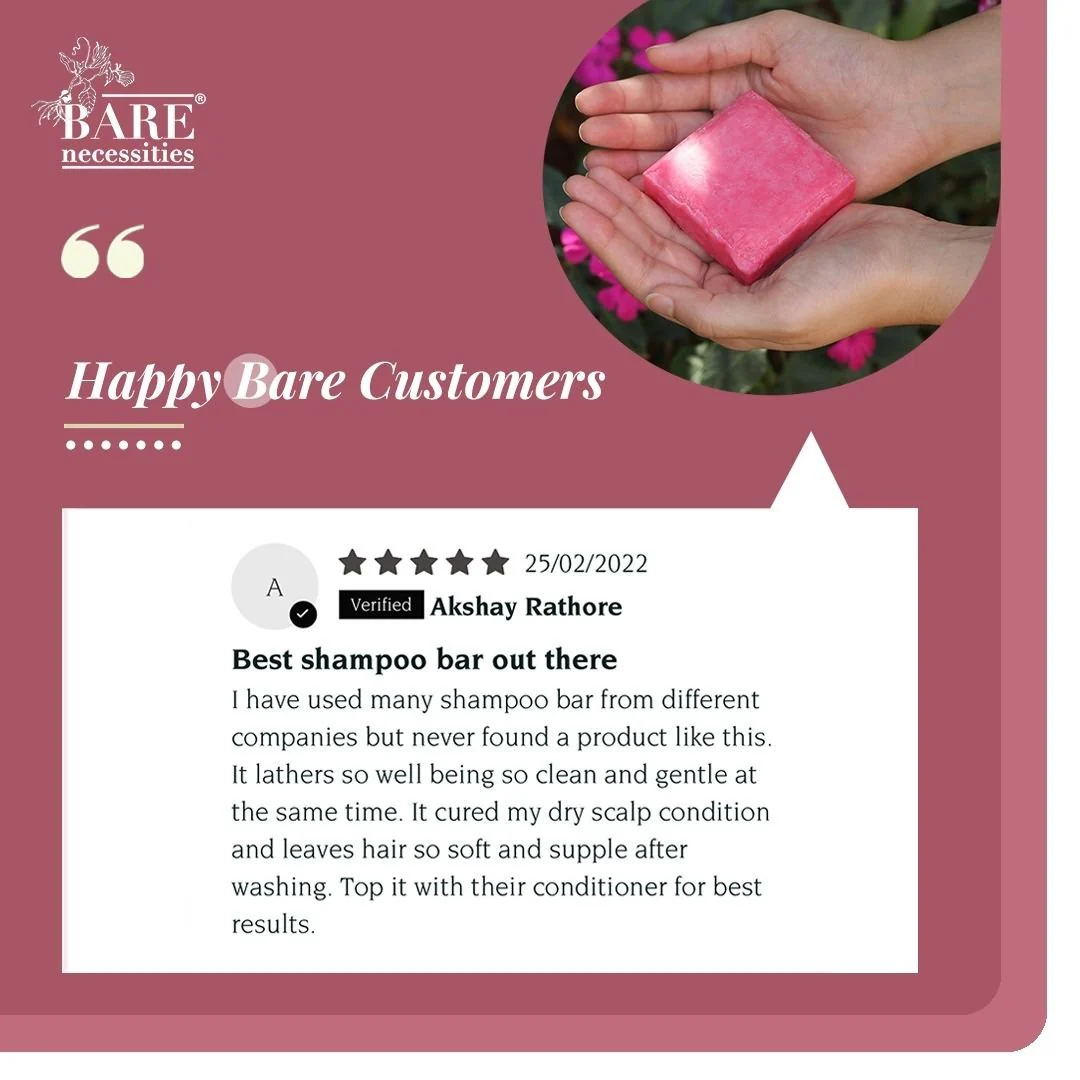 Crans N' Roses Shampoo Bar | Hydrating for Dry Flaky Scalp - 85g - Image 5