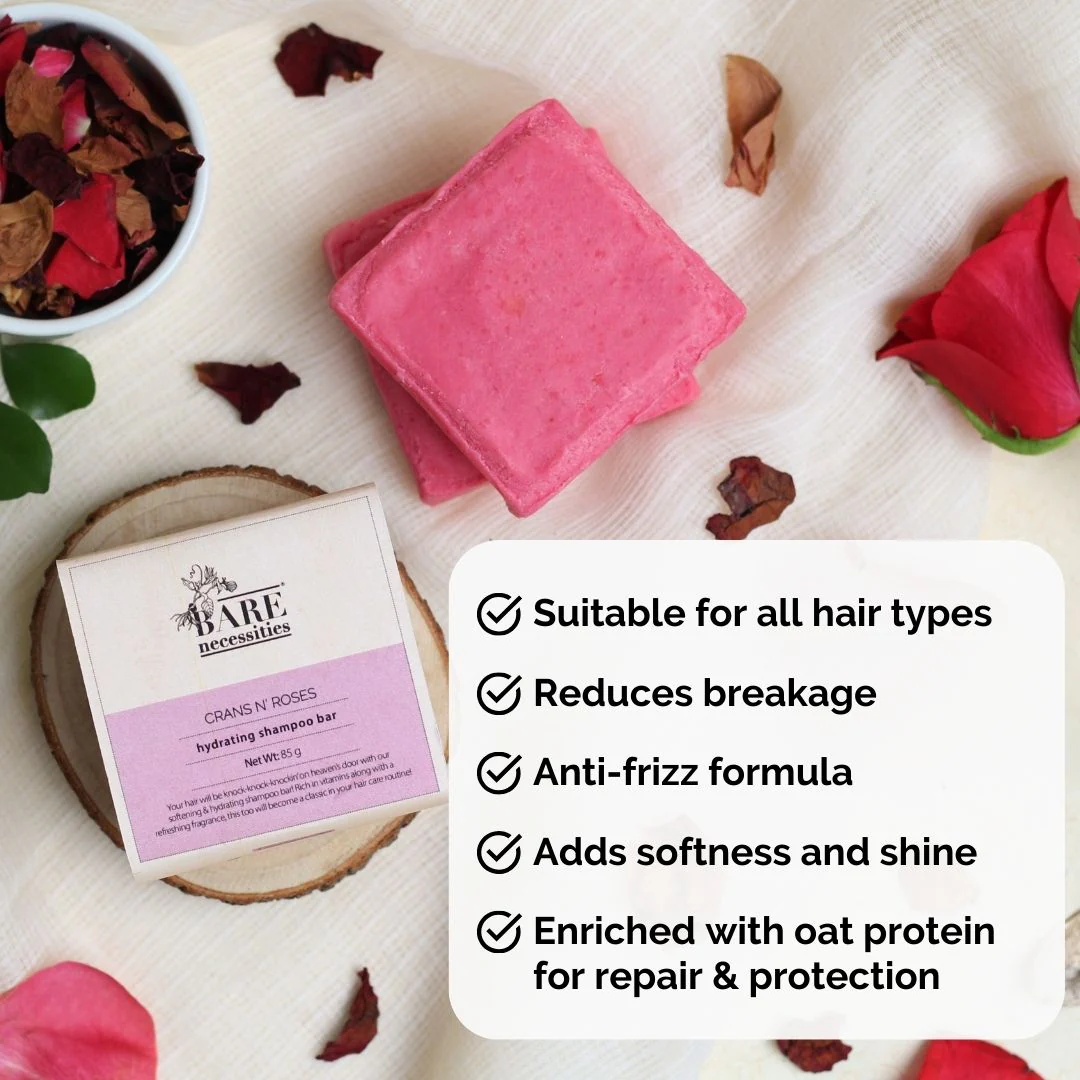 Crans N' Roses Shampoo Bar | Hydrating for Dry Flaky Scalp - 85g - Image 6