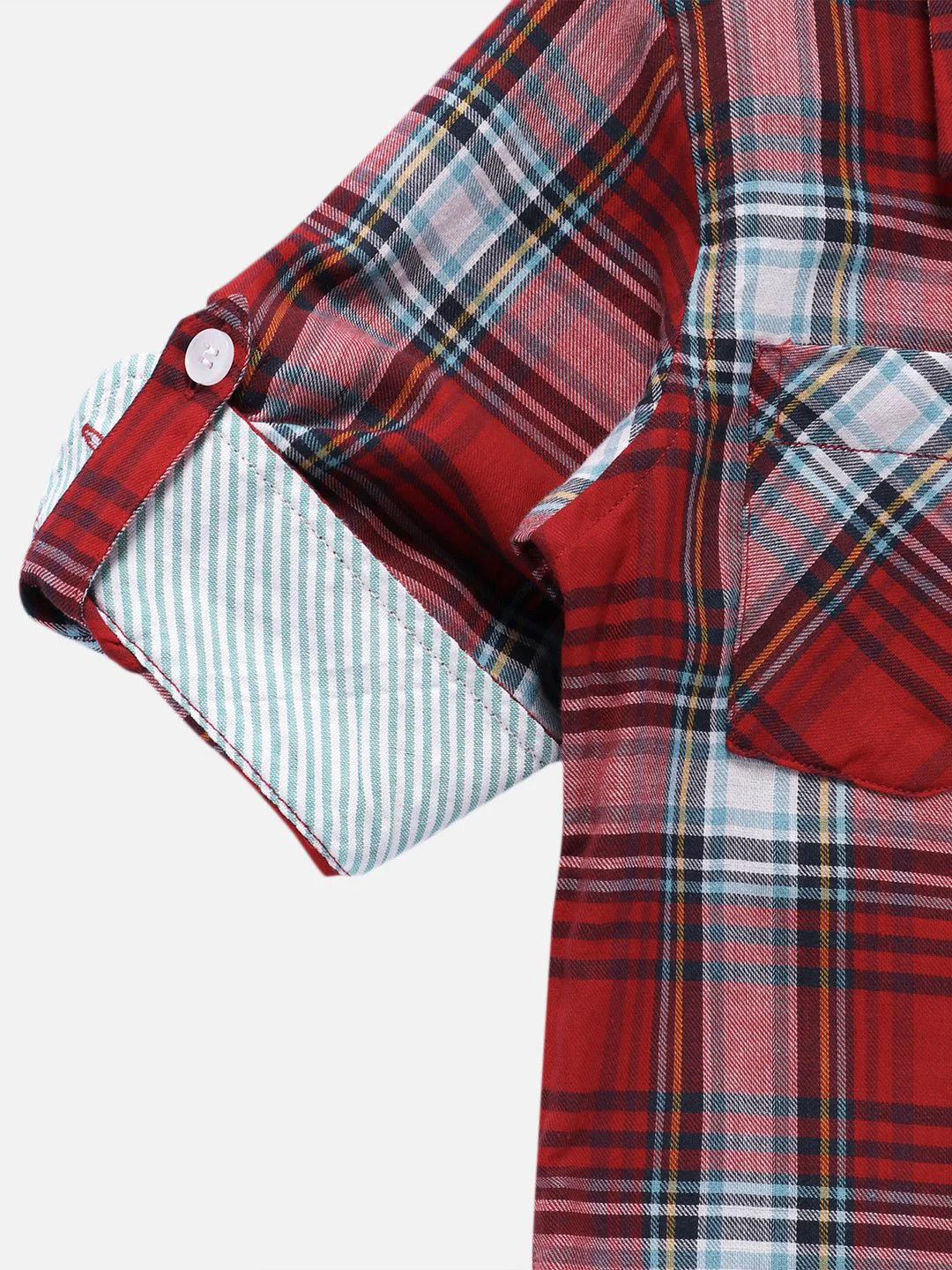 Boys Crimson Shirt Regular Fit – Comfortable Cotton Casual Wear - Image 4