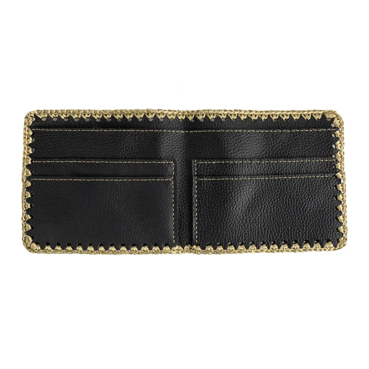 Crochet-Edged Wallet for All – Eco-Friendly and Handcrafted - Image 3