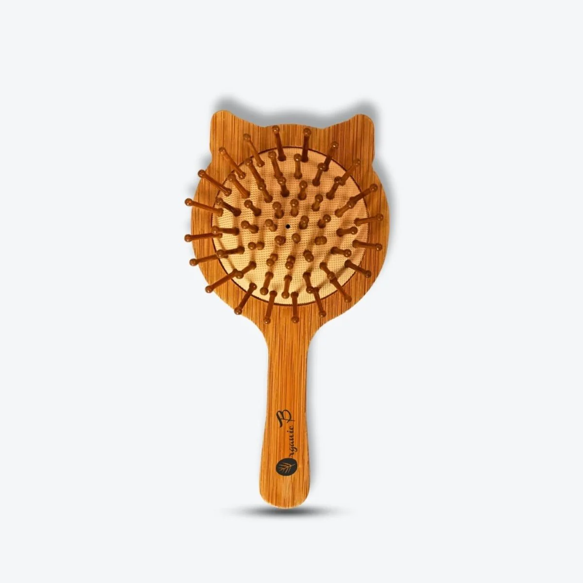 Cat Shaped Paddle Hairbrush | Bamboo