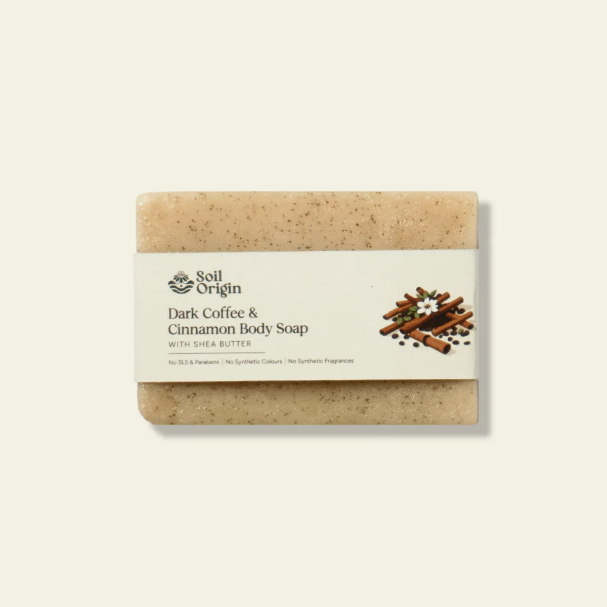Dark Coffee & Cinnamon Soap | Shea Butter| Deep Exfoliating | 100g