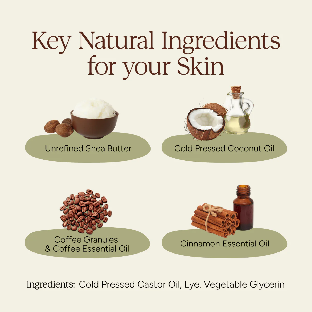 Dark Coffee & Cinnamon Soap | Shea Butter| Deep Exfoliating | 100g - Image 5