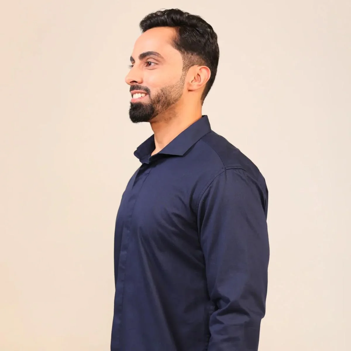 Deep Sea Cotton Shirt for Casual & Formal Style - Image 3