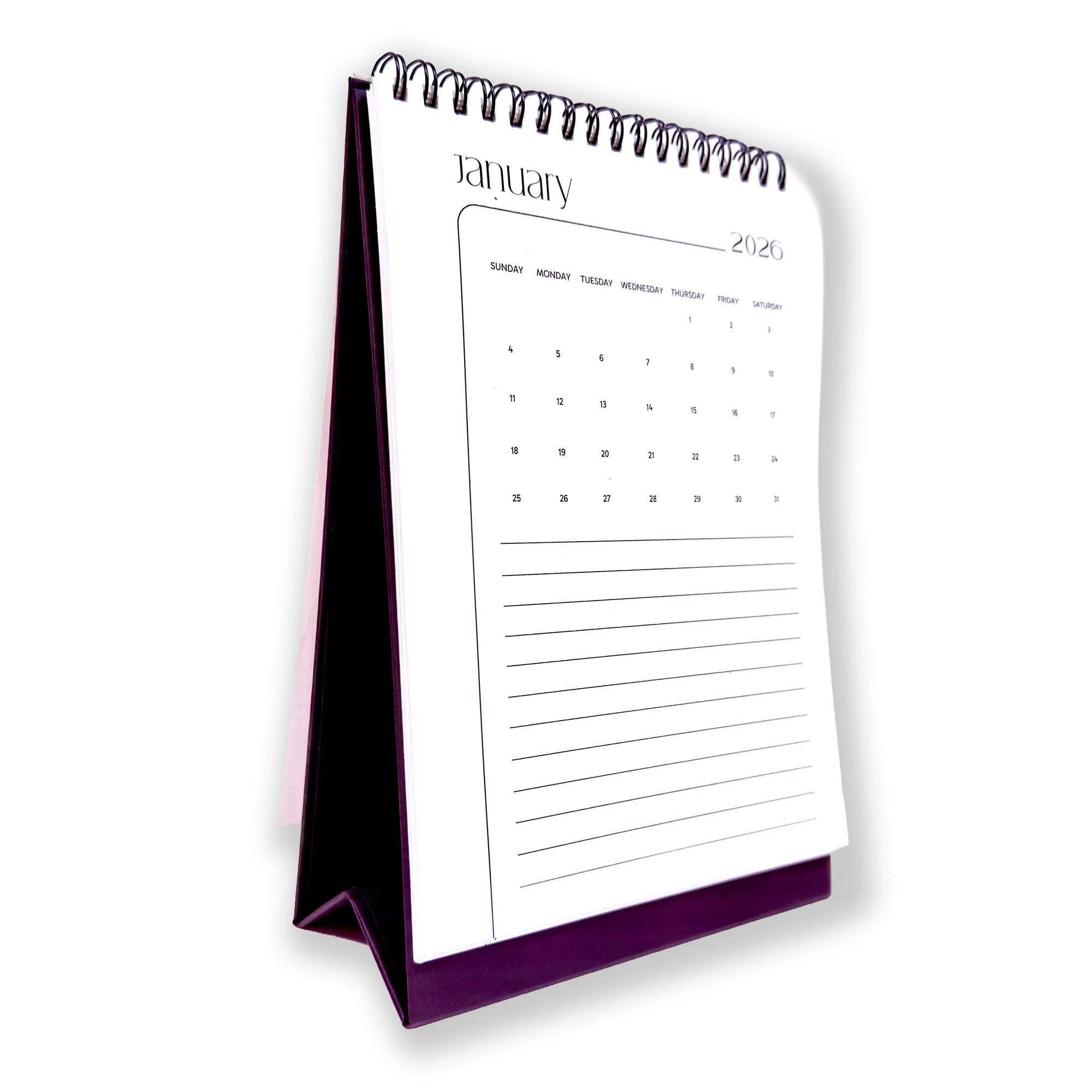 Desk Calendar 2026 | A5 Size | Vertical Portrait Format - Image 4