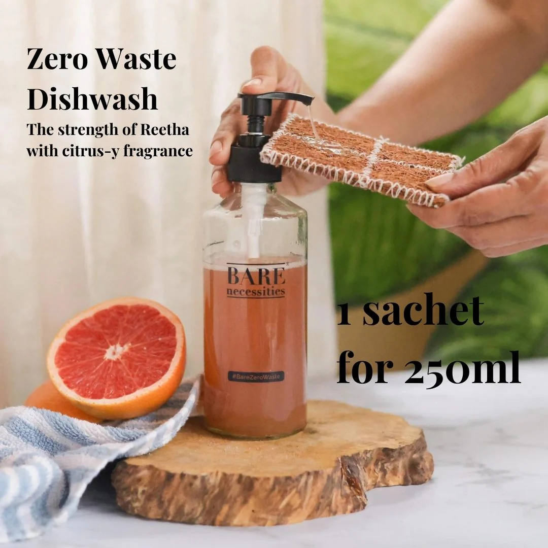 Dishwash Soap- Powder to Liquid | Makes 250 ml | Pack of 2 - Image 4