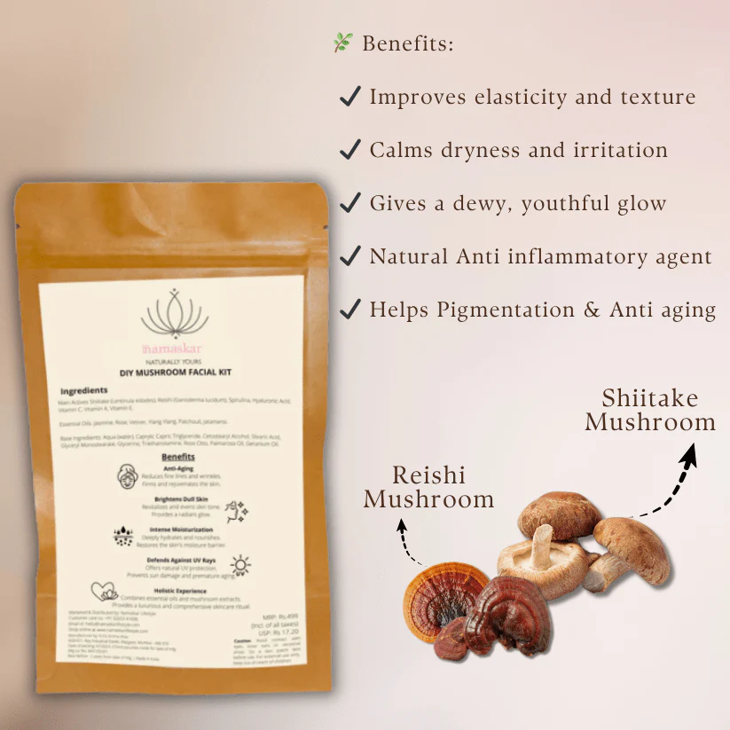 DIY Mushroom Facial Kit | Hydrating & Brightening Skincare - Image 3
