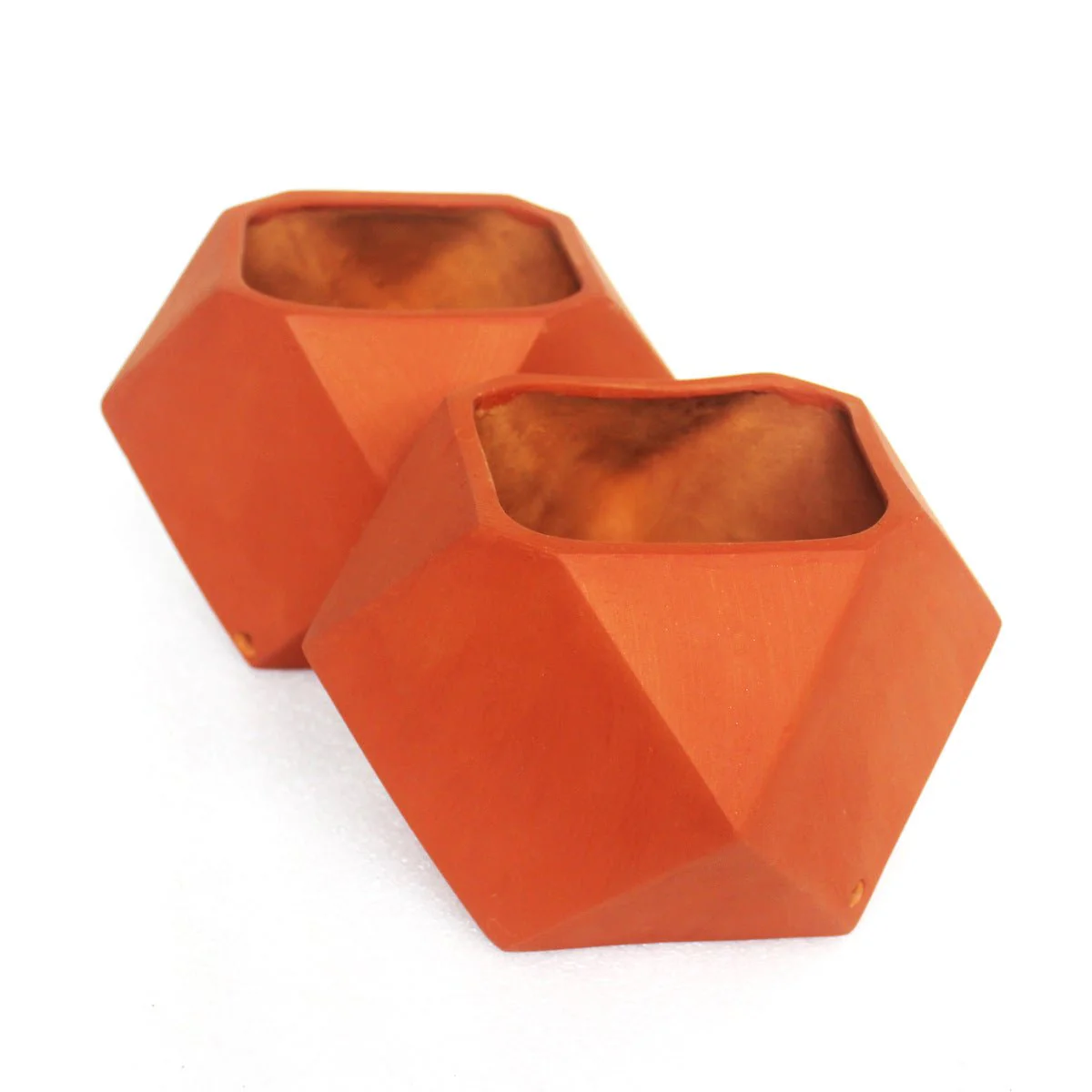 D'MOND-3 Terracotta Planter- Set of 2 | Home Decor - Image 2