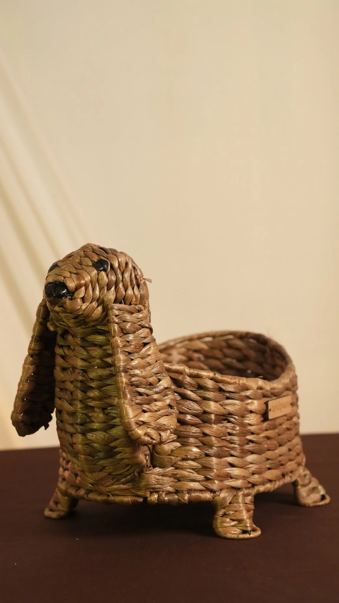 Dog Basket | Handwoven Water Hyacinth Pet Bed