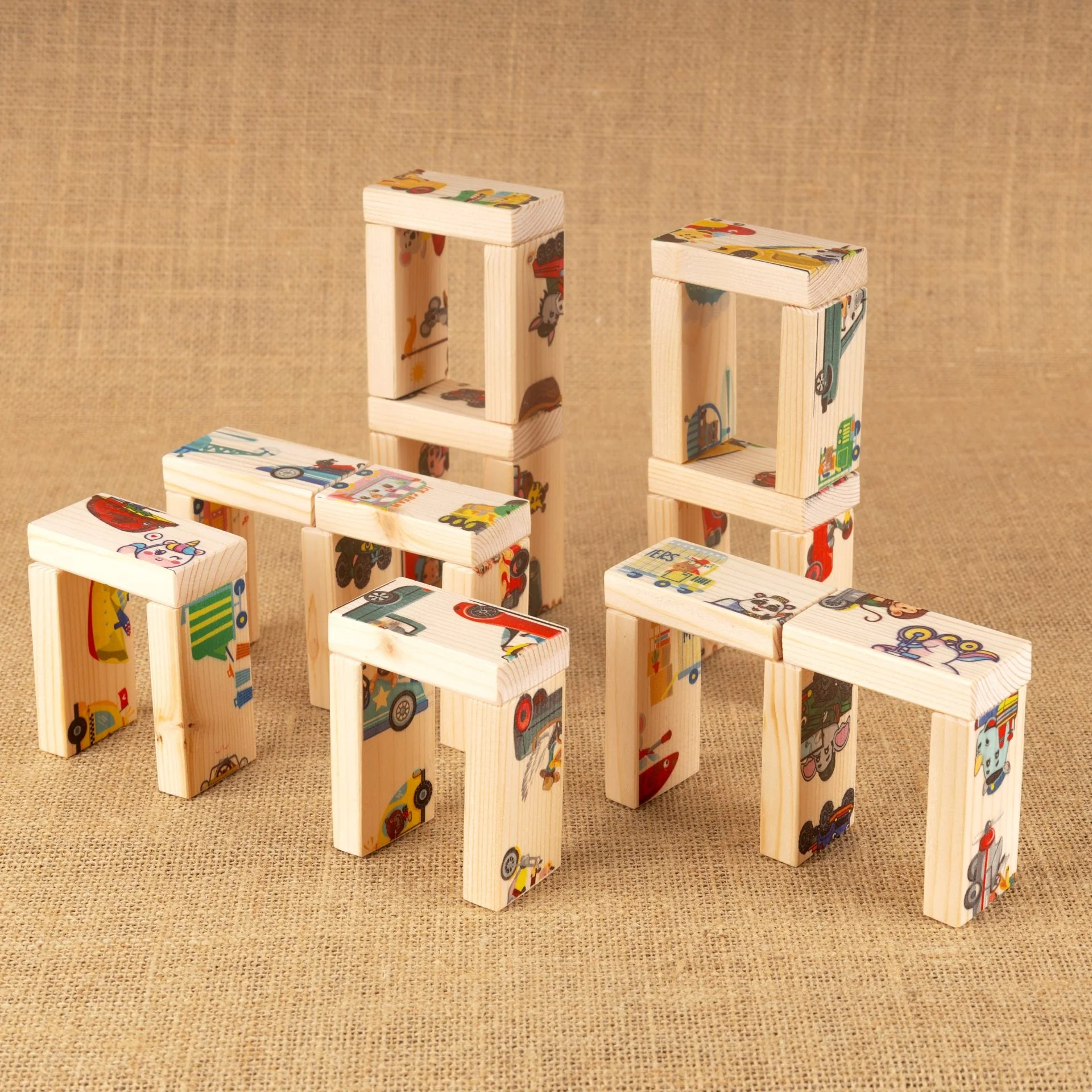 Domino Jigsaw Open-Ended Puzzle | Creative & Mindful Play Game - Image 3