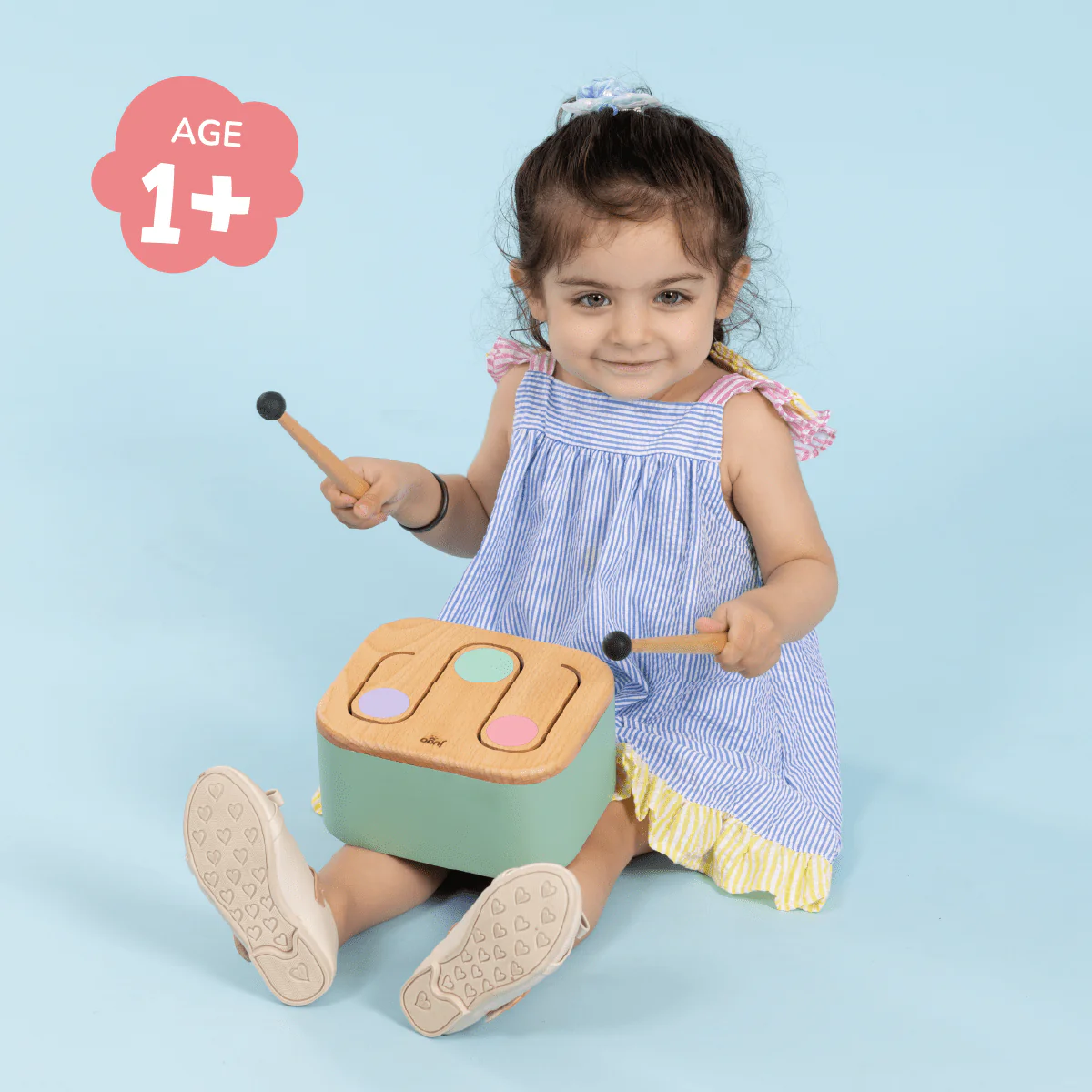 Drum a Beat | Wooden Musical Toy for Kids - Image 2
