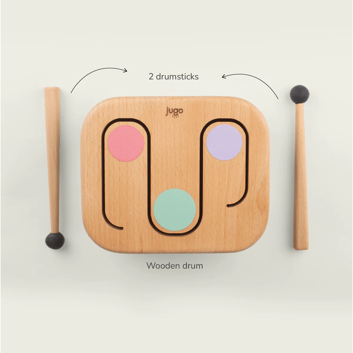 Drum a Beat | Wooden Musical Toy for Kids - Image 5
