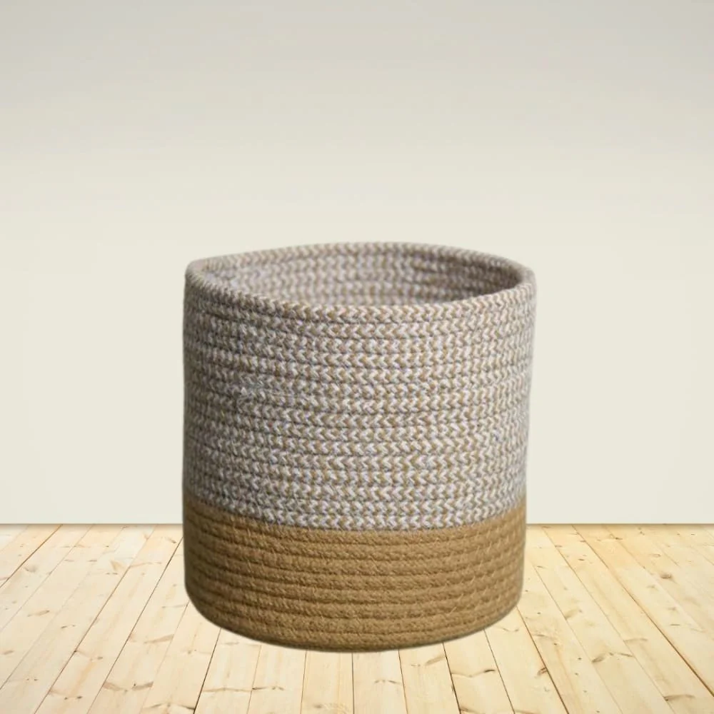 Designer Dual Tone Jute Baskets - Image 6