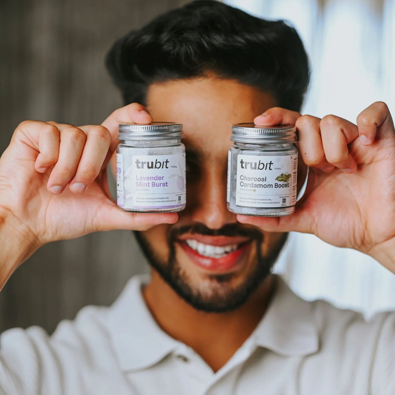 Natural Tooth Cleaning Tablets Duo | Lavender Mint & Charcoal Cardamom