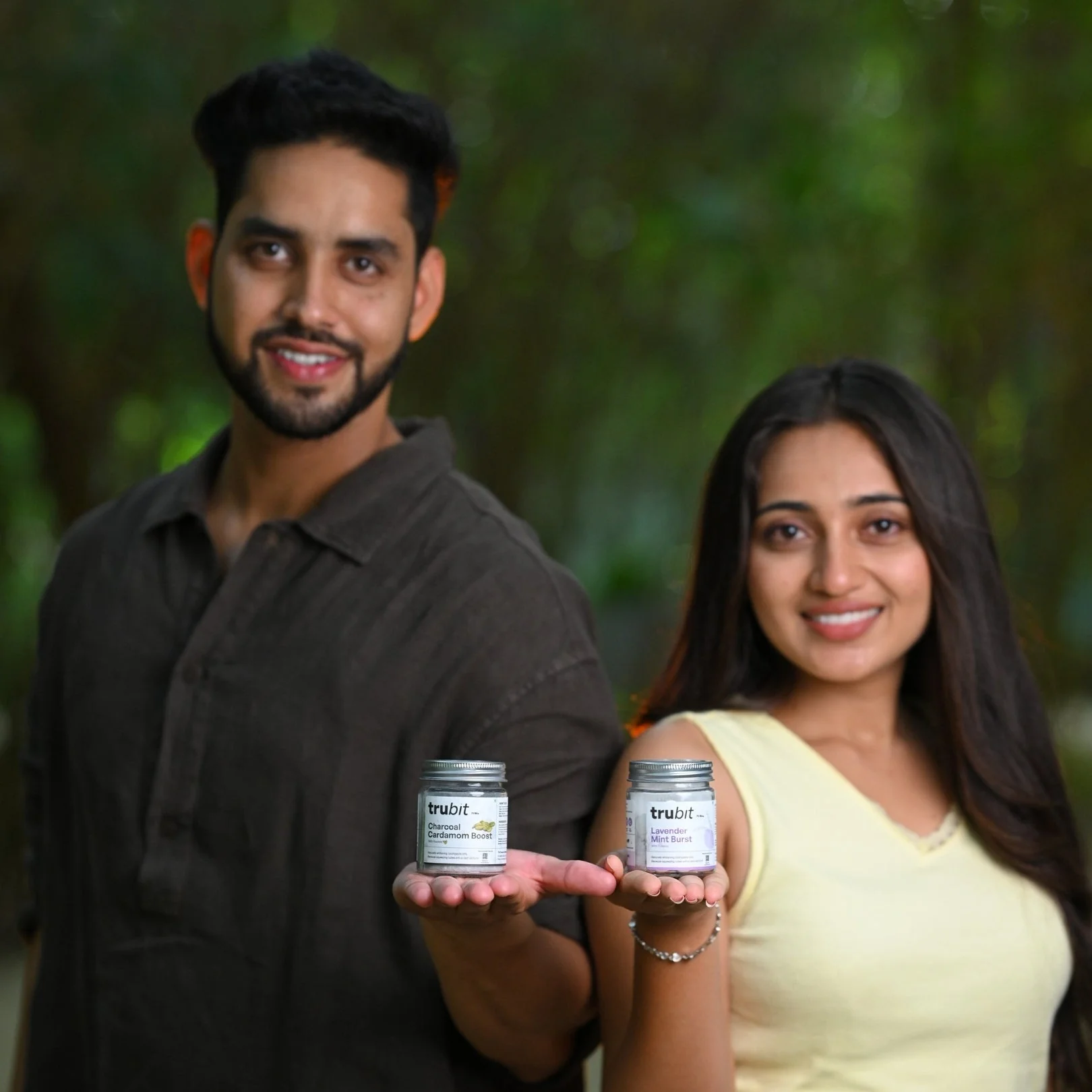 Natural Tooth Cleaning Tablets Duo | Lavender Mint & Charcoal Cardamom - Image 2