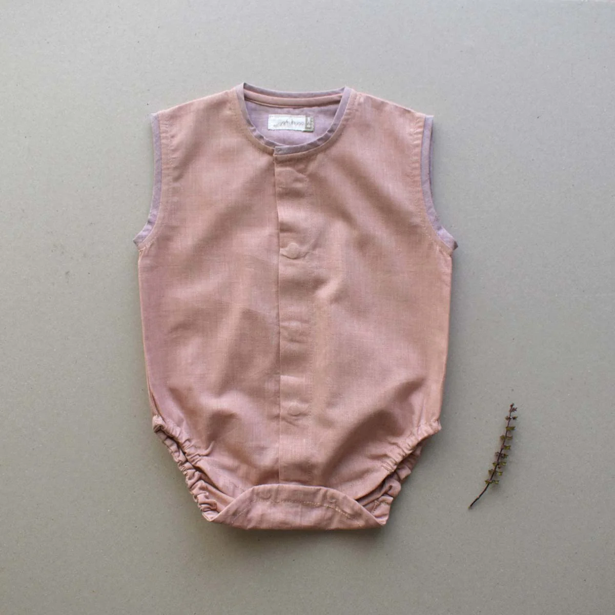 Dusky Rose Baby Onesie