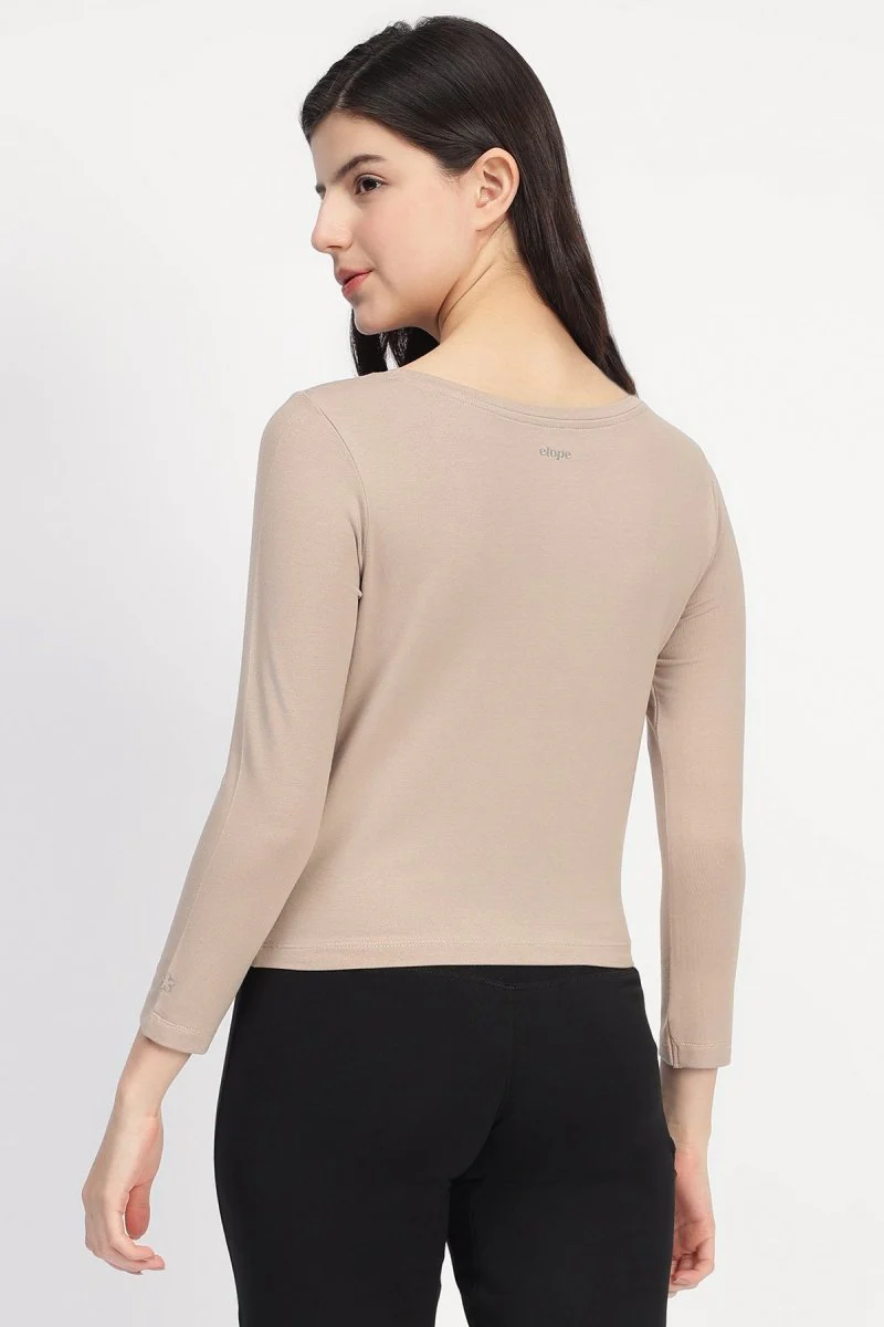 Dysha Snug Fit 3/4 Sleeve T-shirt – Comfortable Everyday Wear - Image 10