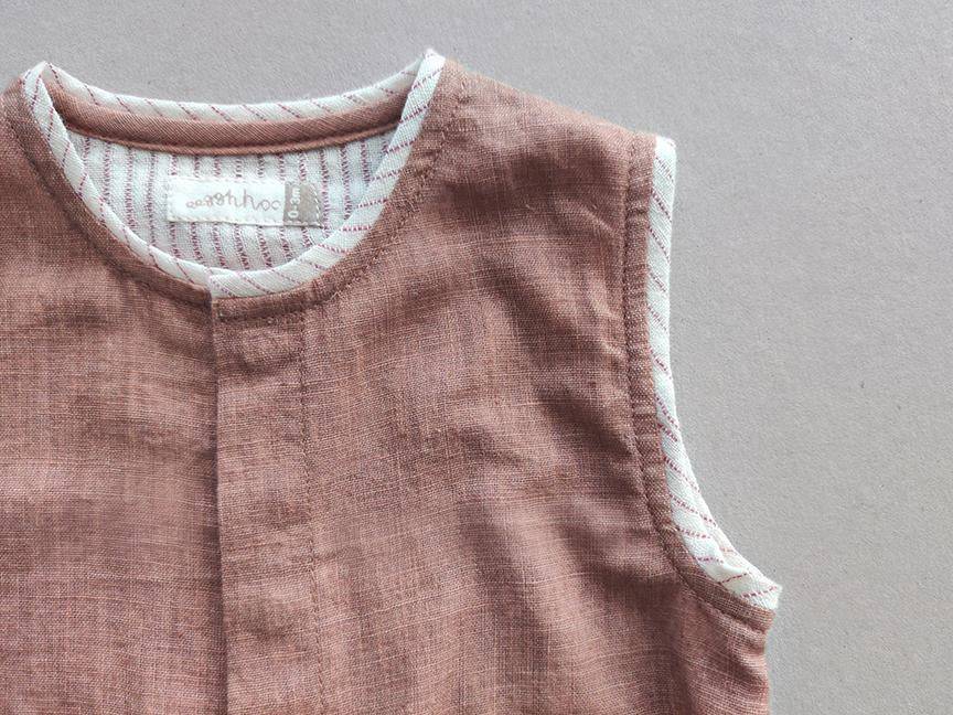 Earth Brown Baby Onesie - Image 3