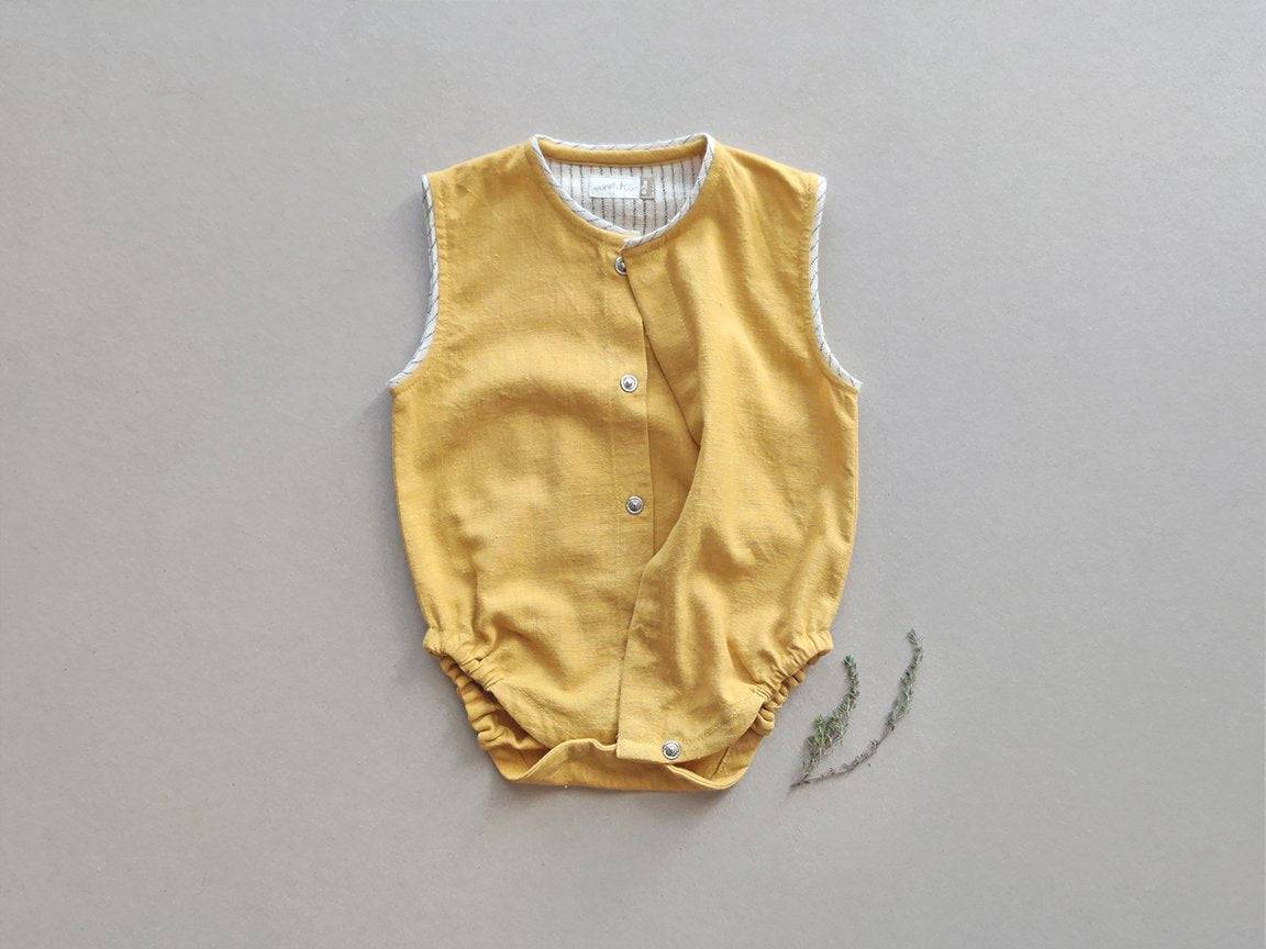 Earth Yellow Baby Onesie - Image 2