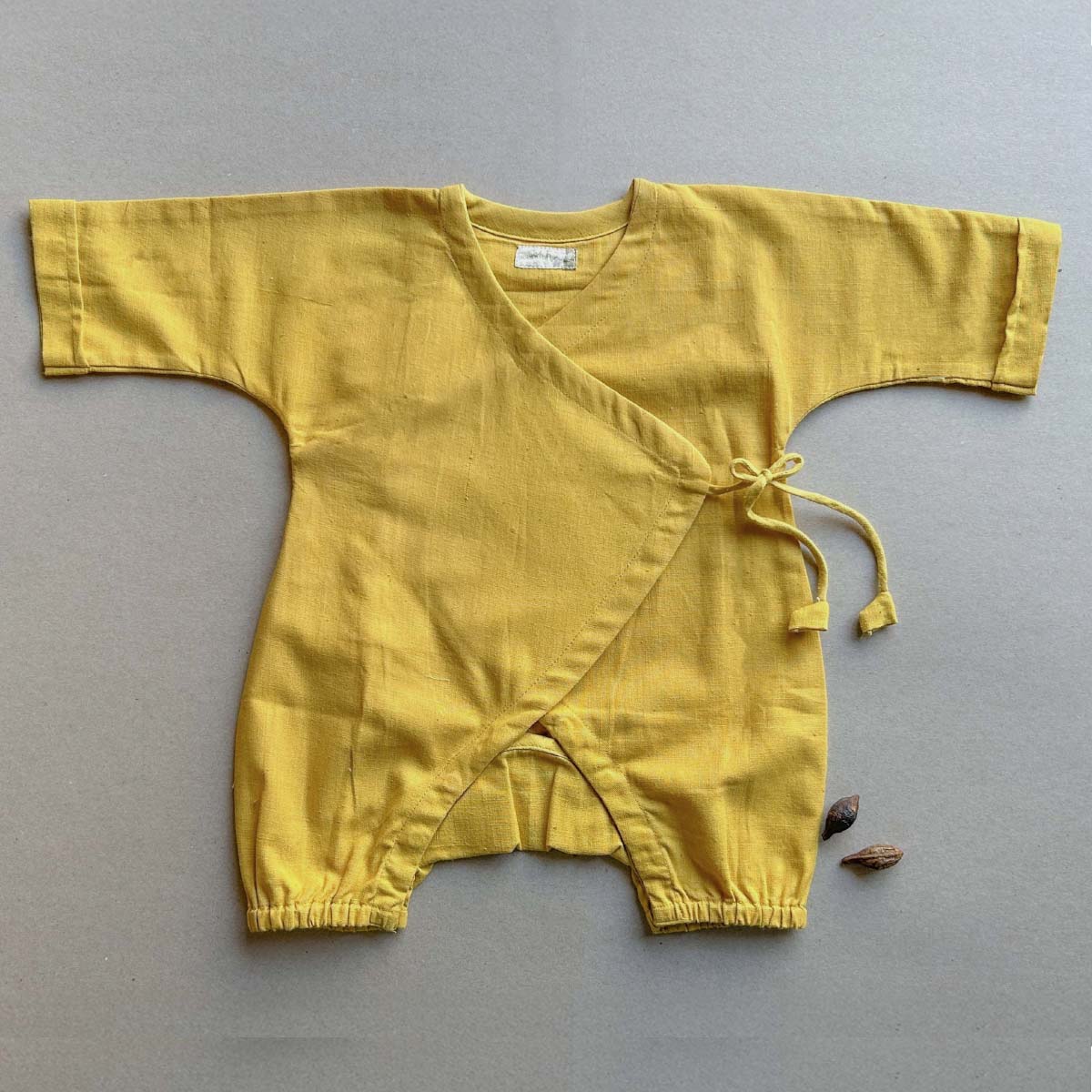 Earth Yellow Baby Romper