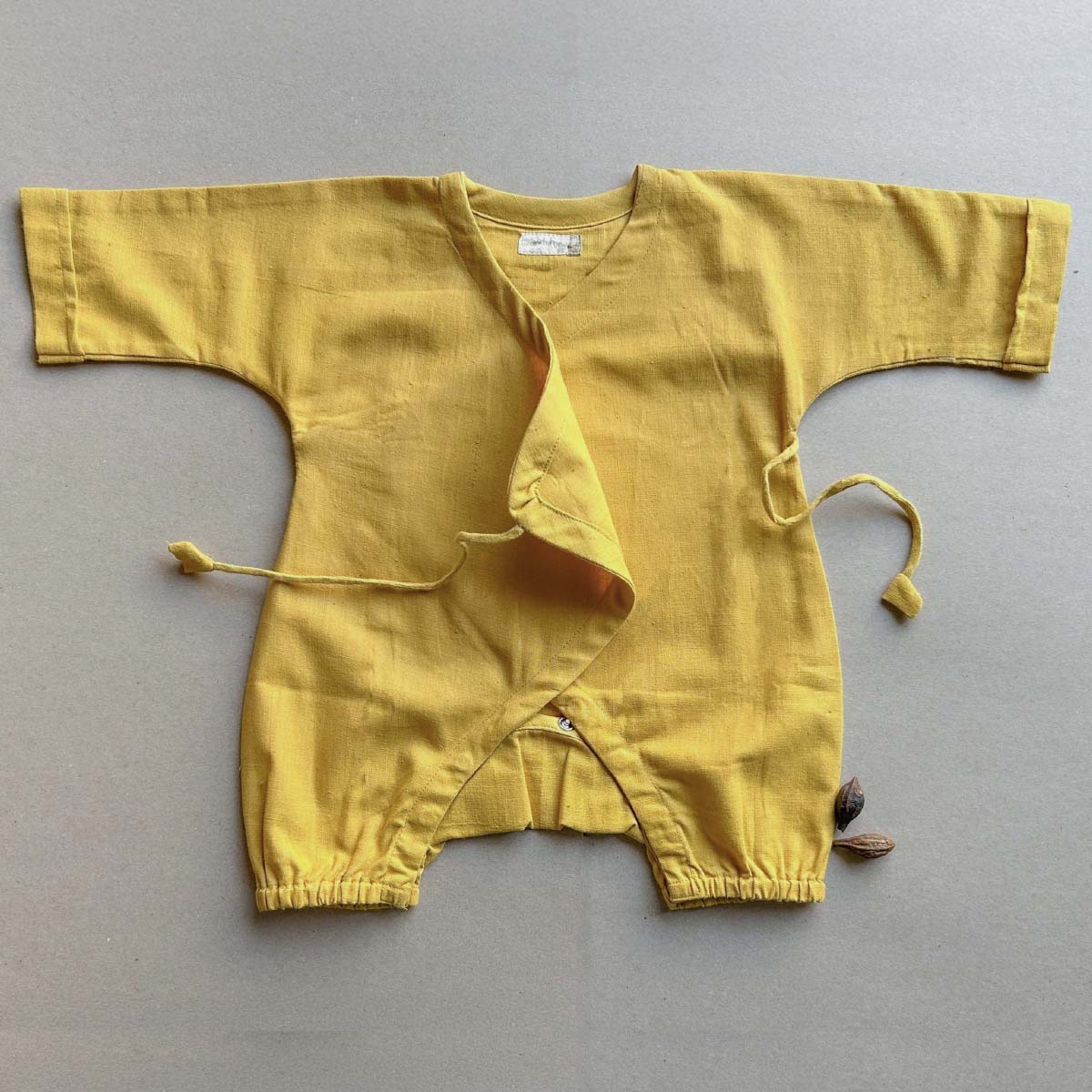 Earth Yellow Baby Romper - Image 2