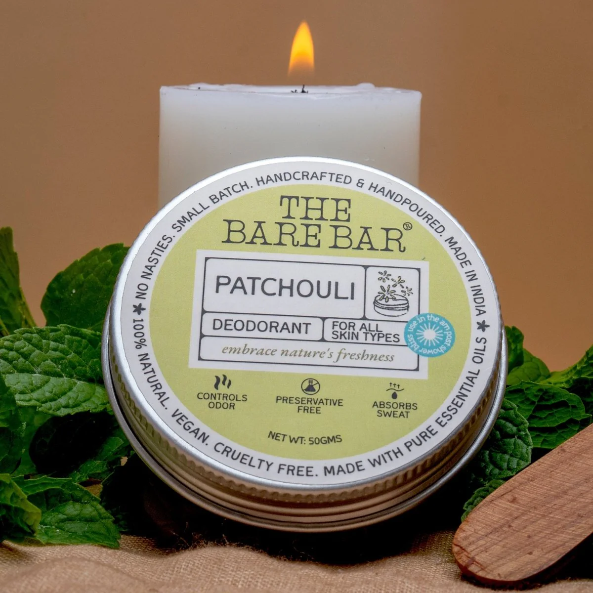 Earthy Patchouli Deodorant with Herbal Essence - Image 8