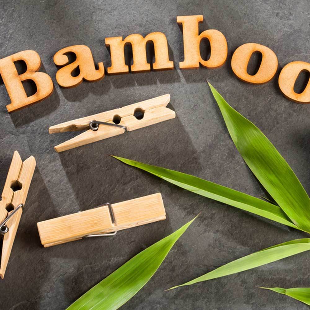Eco Friendly Bamboo Clothes Peg with Reusable Bag | Pack of 20 - Image 5