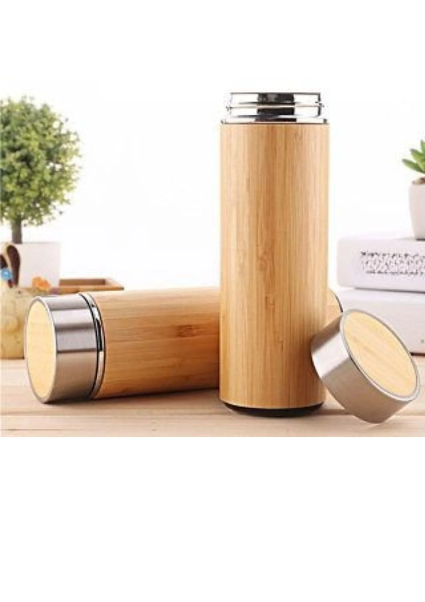 Bamboo Bottle | Eco-Friendly | Insulated Bottle | Hot & Cold 12 Hours - Image 5