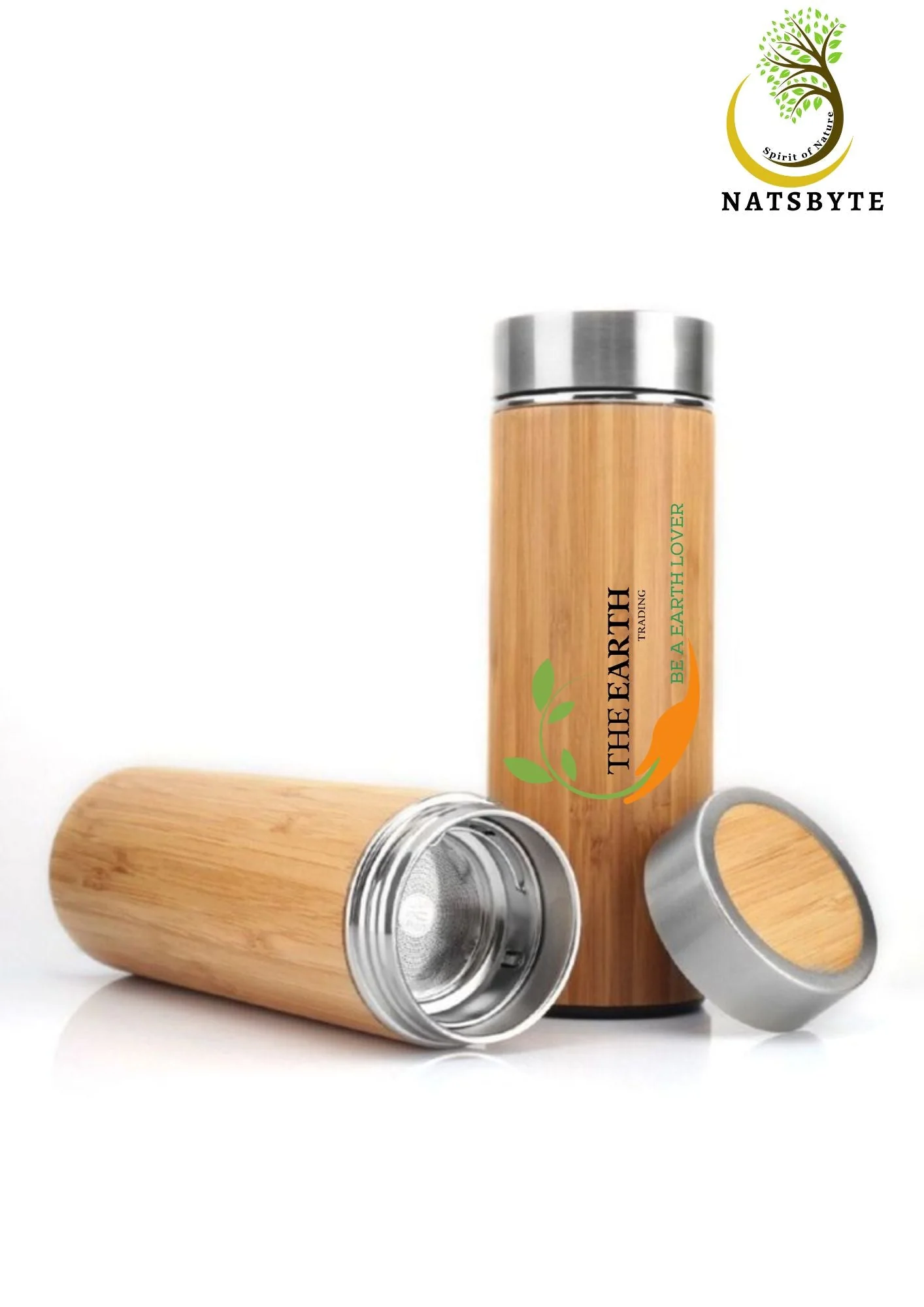 Bamboo Bottle | Eco-Friendly | Insulated Bottle | Hot & Cold 12 Hours - Image 7