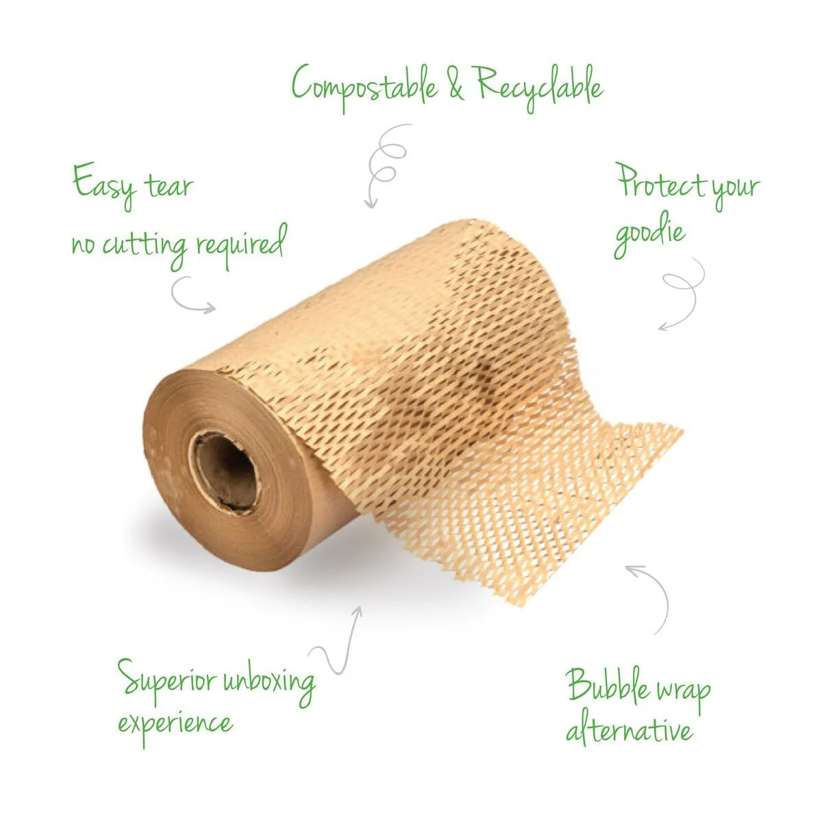 Eco-friendly Honeycomb Paper Bubble Wrap | 10M X 15" - Image 4