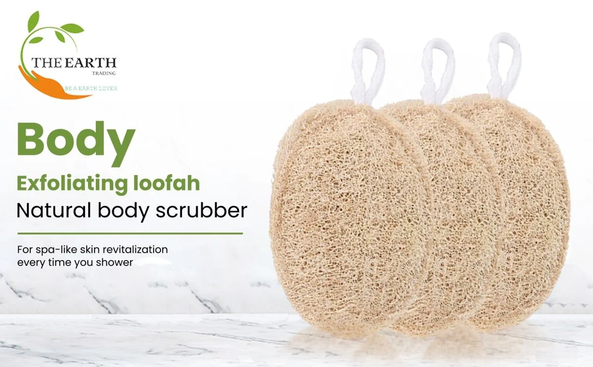 Eco Friendly Loofah for Bath- Round Shape - Image 3