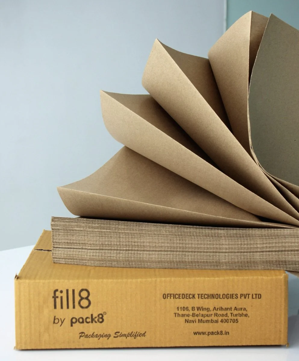 Eco friendly Paper Bubble Wrap and Paper Void Filler Combo - Image 2
