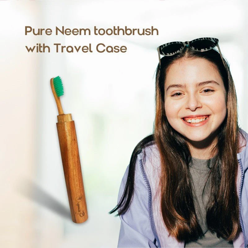 Eco Friendly Travel Case with Neem Toothbrush - Image 4