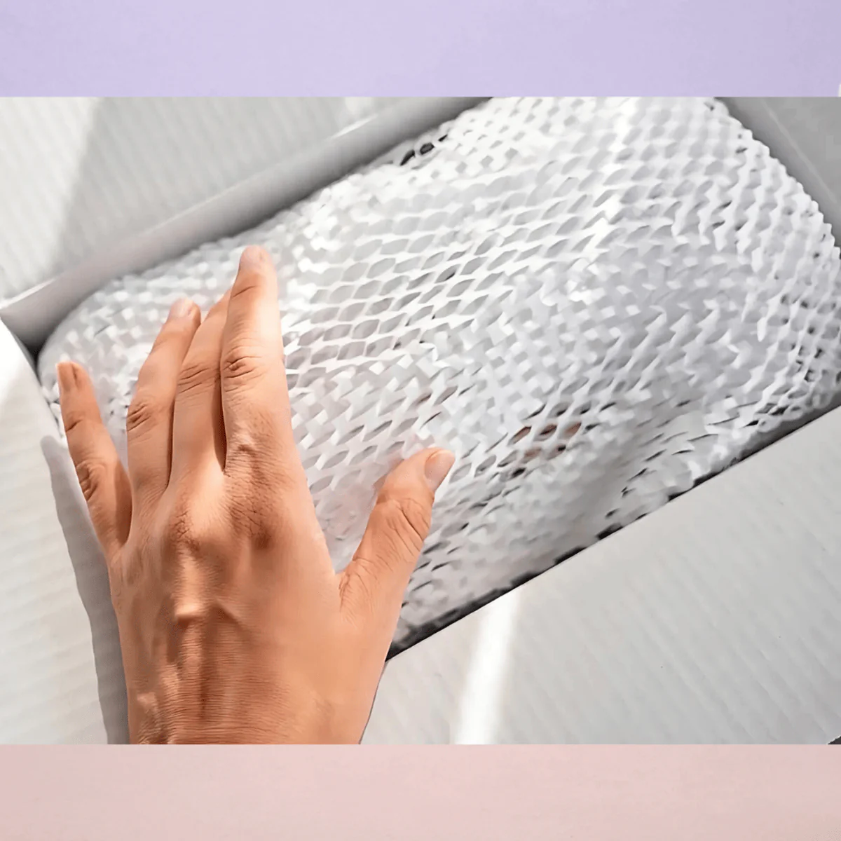 Eco-friendly White Honeycomb Paper Bubble Wrap - Image 2