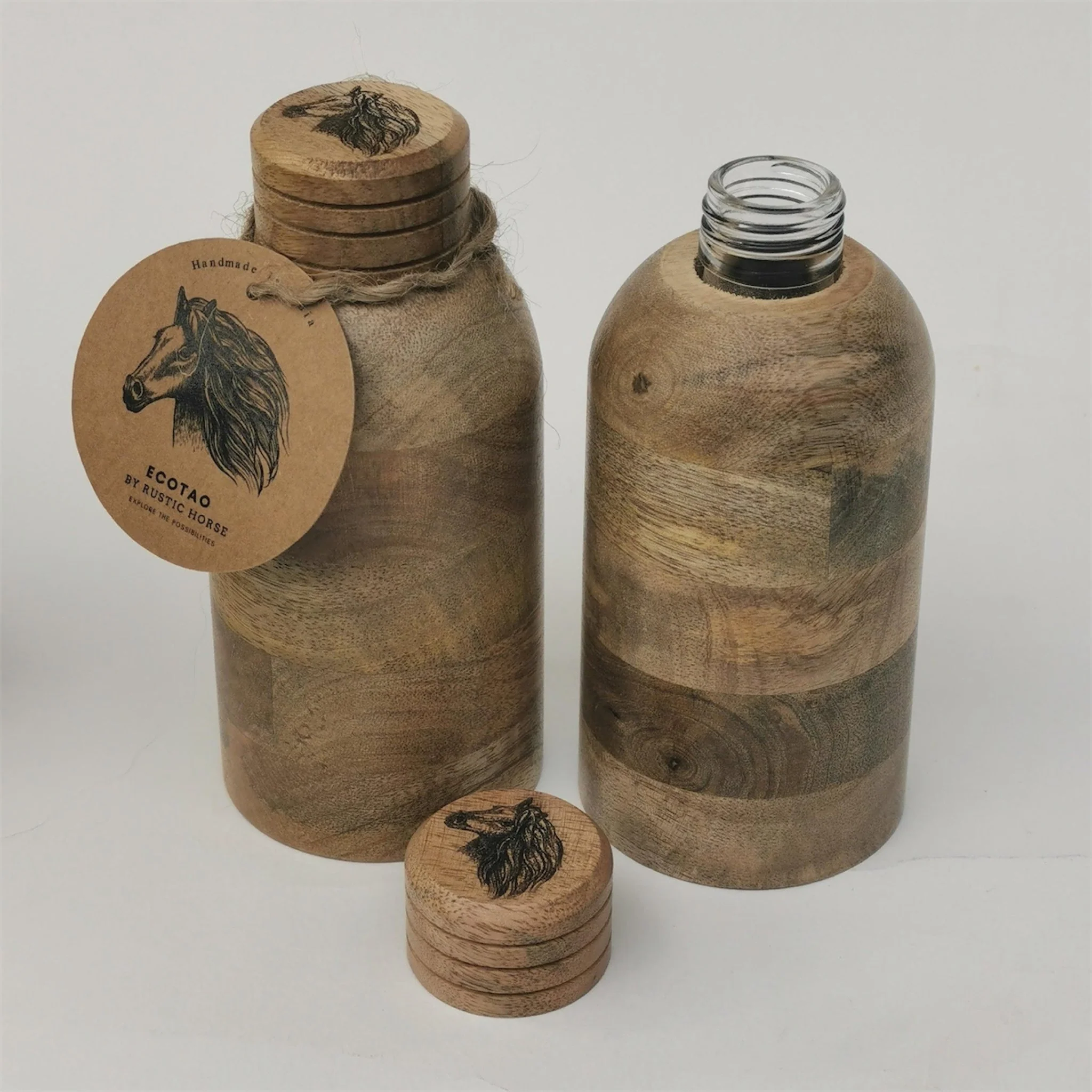 Eco Friendly Wooden Bottle | Multipurpose Leak proof Bottle - Image 4