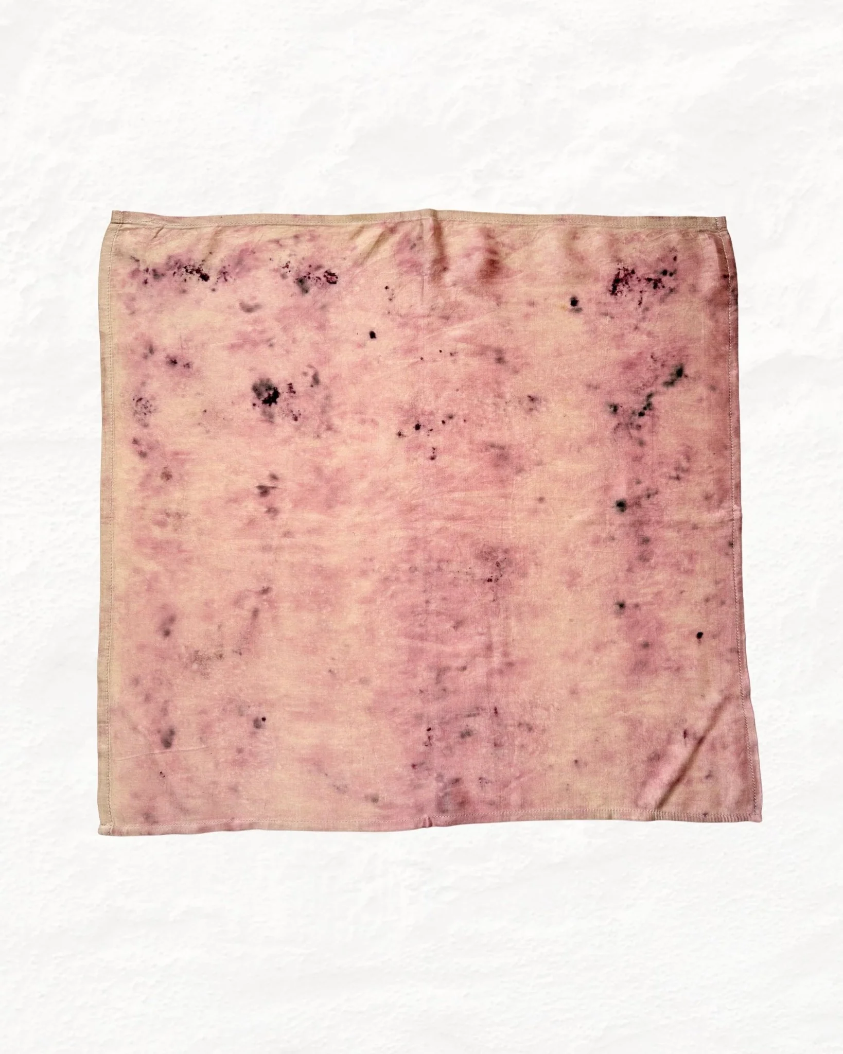 Eco-Printed Lilac Whispers Bandana | Handmade Eco-Friendly Style