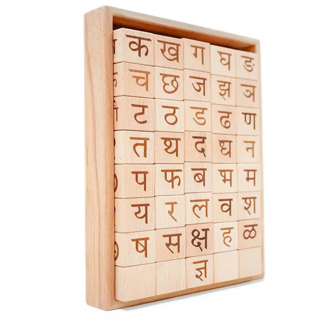 4-in-1 Educational Blocks Set for Kids – Marathi Learning Toy - Image 2