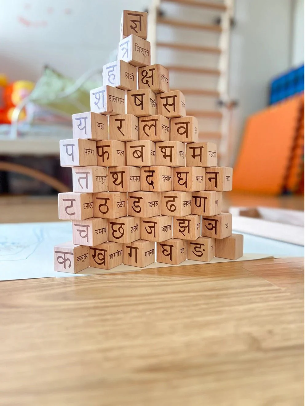 4-in-1 Educational Blocks Set for Kids – Hindi Learning Toy - Image 8