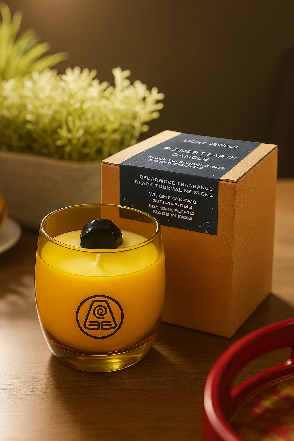 Element Earth Candle with Natural Grounding Scent - Image 4