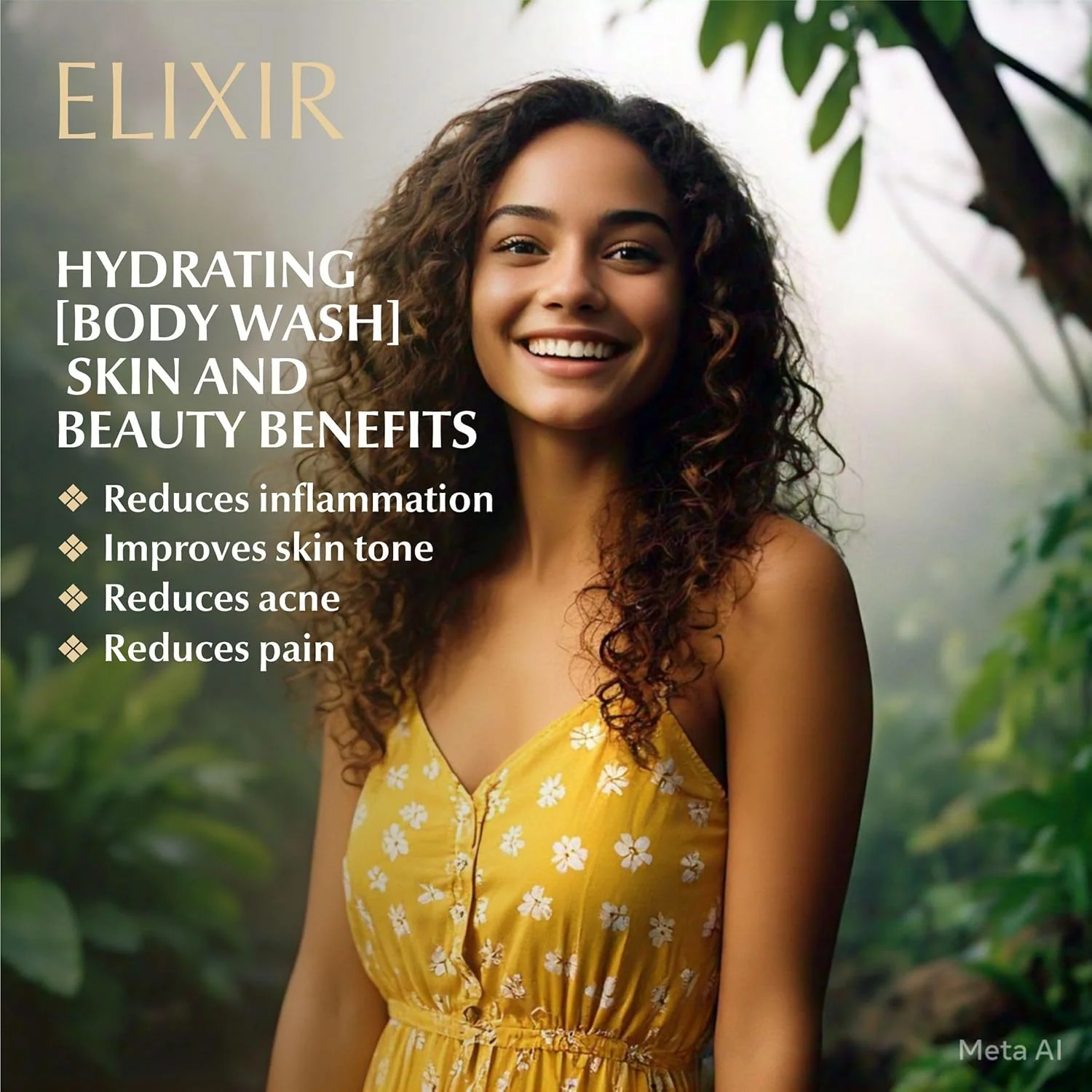 Elixir Hydrating Body Wash with Aloe Vera & Natural Extracts | 200ml - Image 3