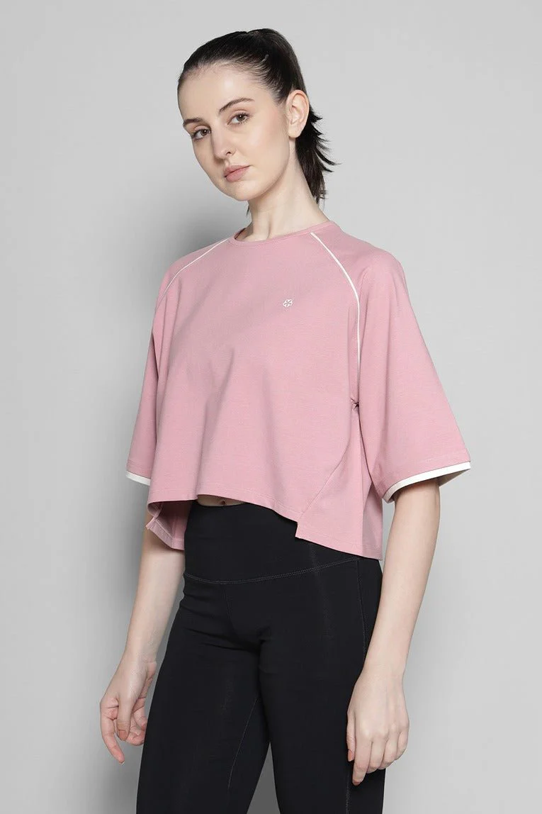 Boxy Fit After Workout T-Shirt for Women – Breathable & Relaxed Active - Image 5