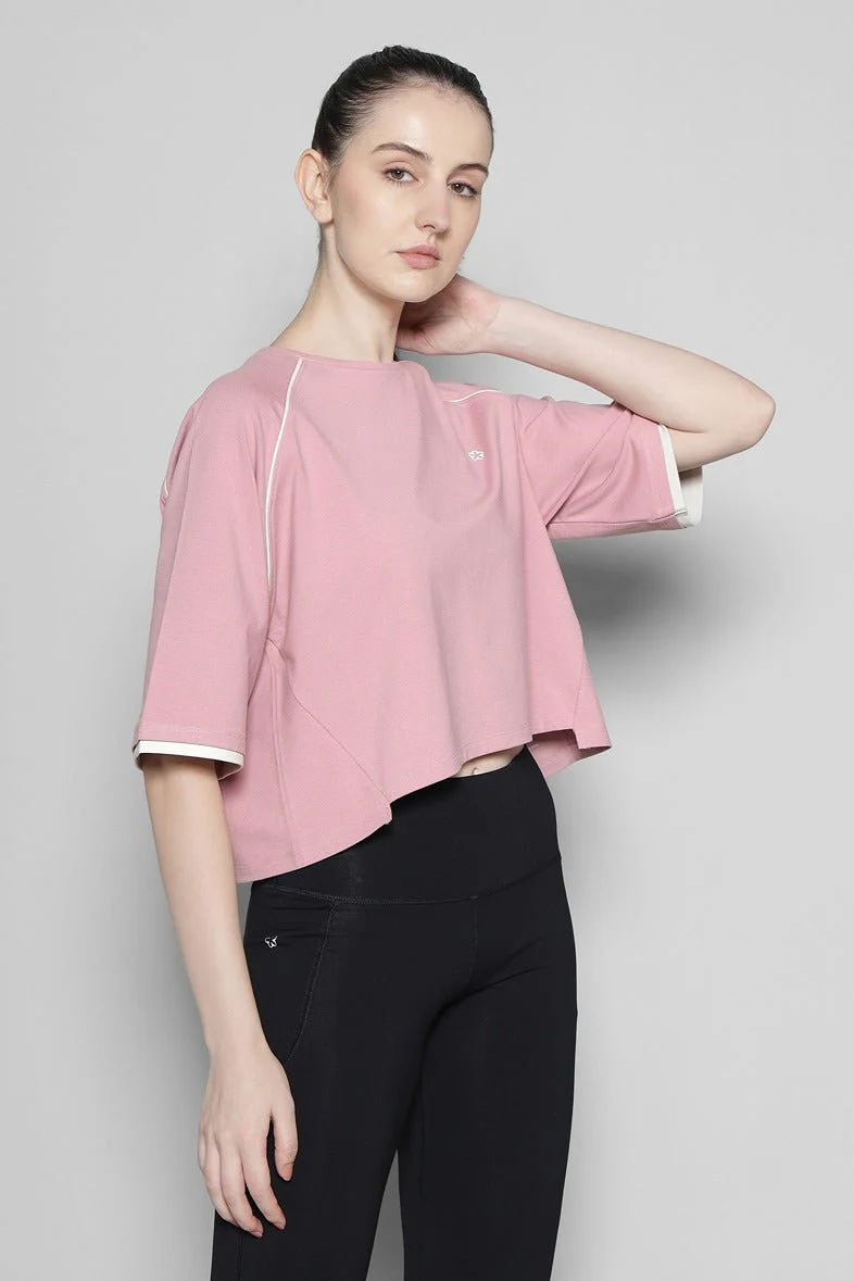Boxy Fit After Workout T-Shirt for Women – Breathable & Relaxed Active - Image 6