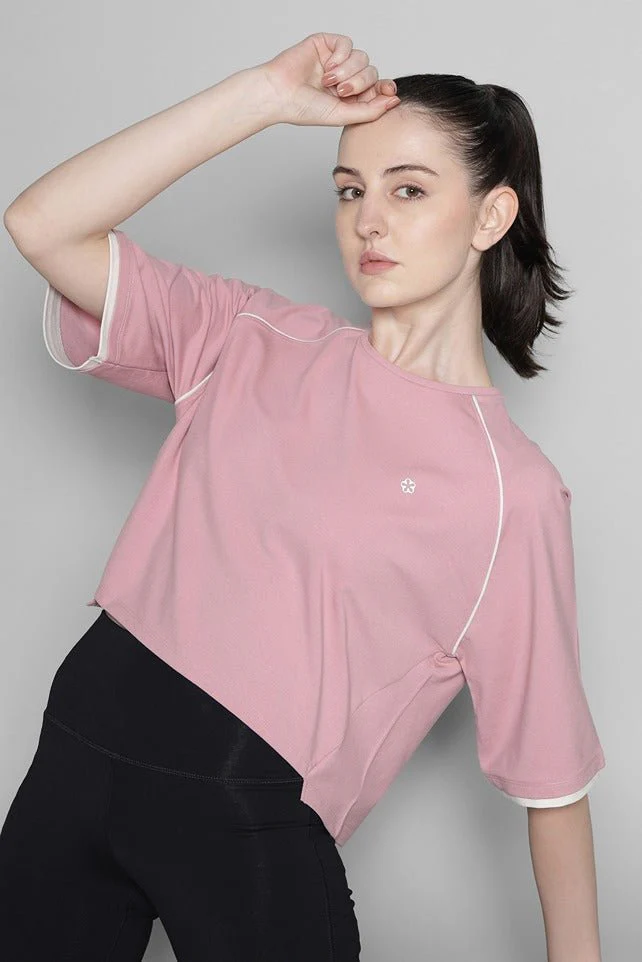 Boxy Fit After Workout T-Shirt for Women – Breathable & Relaxed Active - Image 9