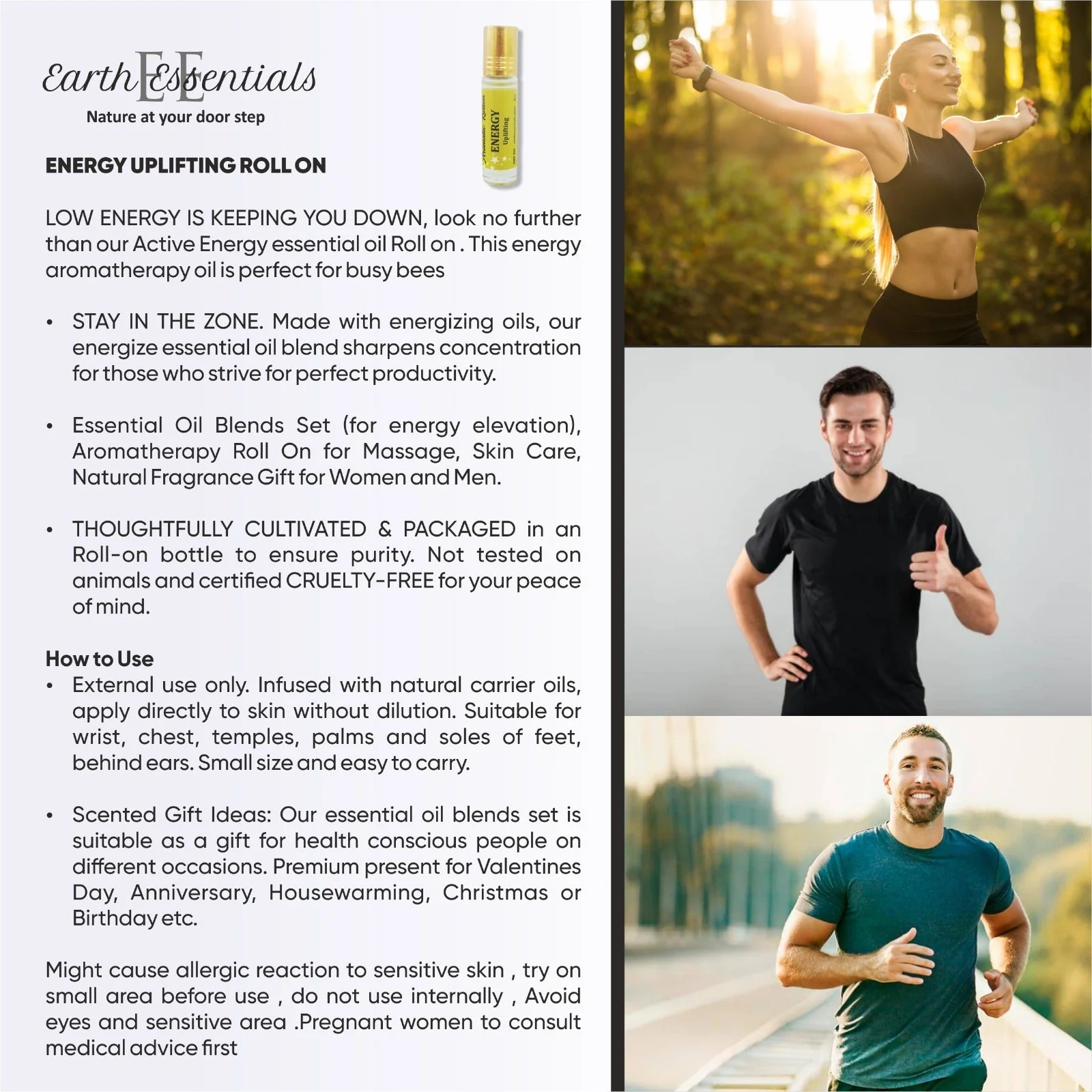 Energy Uplifting Roll-On 8 ml – Natural Energy Elevation Blend - Image 5